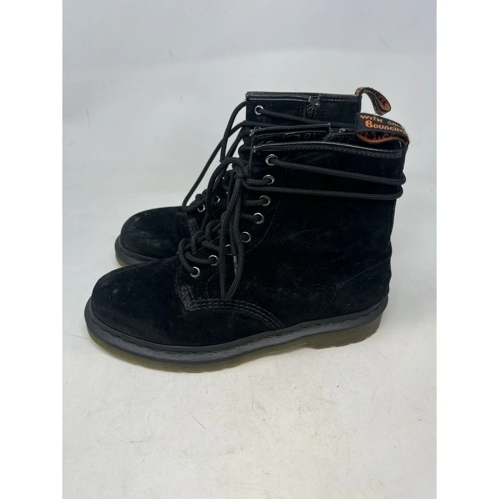 Dr Doc Martens × BEAMS ‎ Suede 1460B 8-hole boots black Rare Men's 9 US